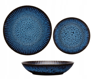 Porcelán, servis - Keramická večera Lubiana Stoneware, 12 ks.